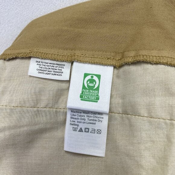 J.Crew High-Rise Wide Leg Khaki Chino Pants Women Size 29 Beige Flat Front New - Picture 12 of 16